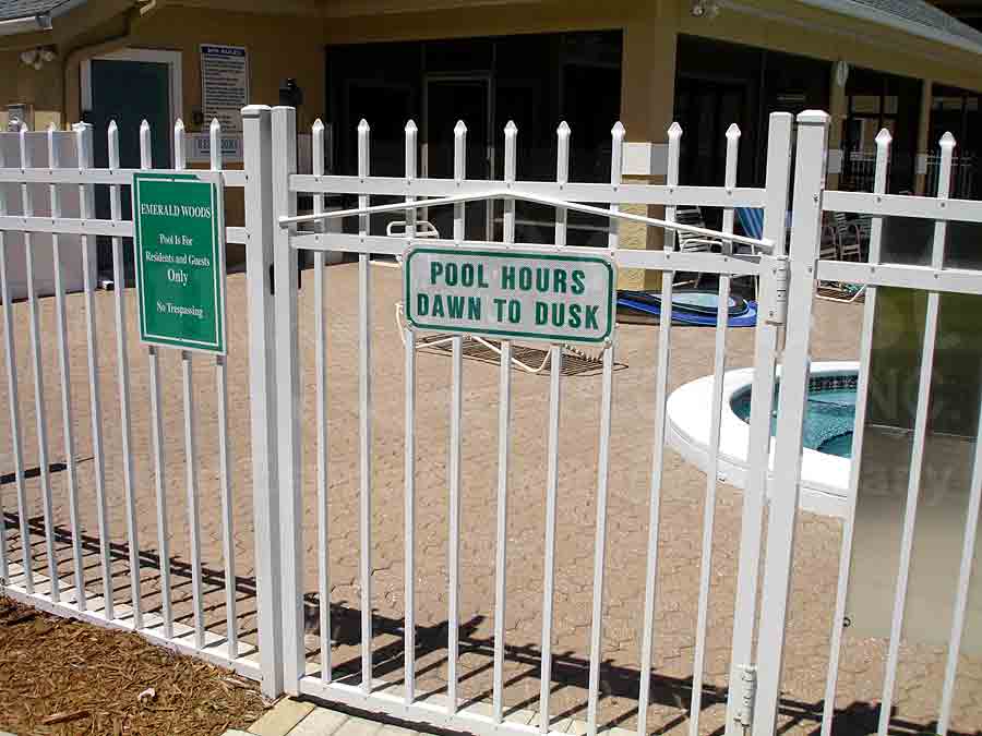 Emerald Woods Pool Gate